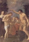 Guido Reni The Baptism of Christ painting